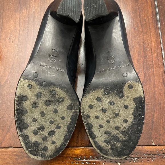 Antonio Melani Navy Blue Heels SZ 9 - Picture 3 of 4